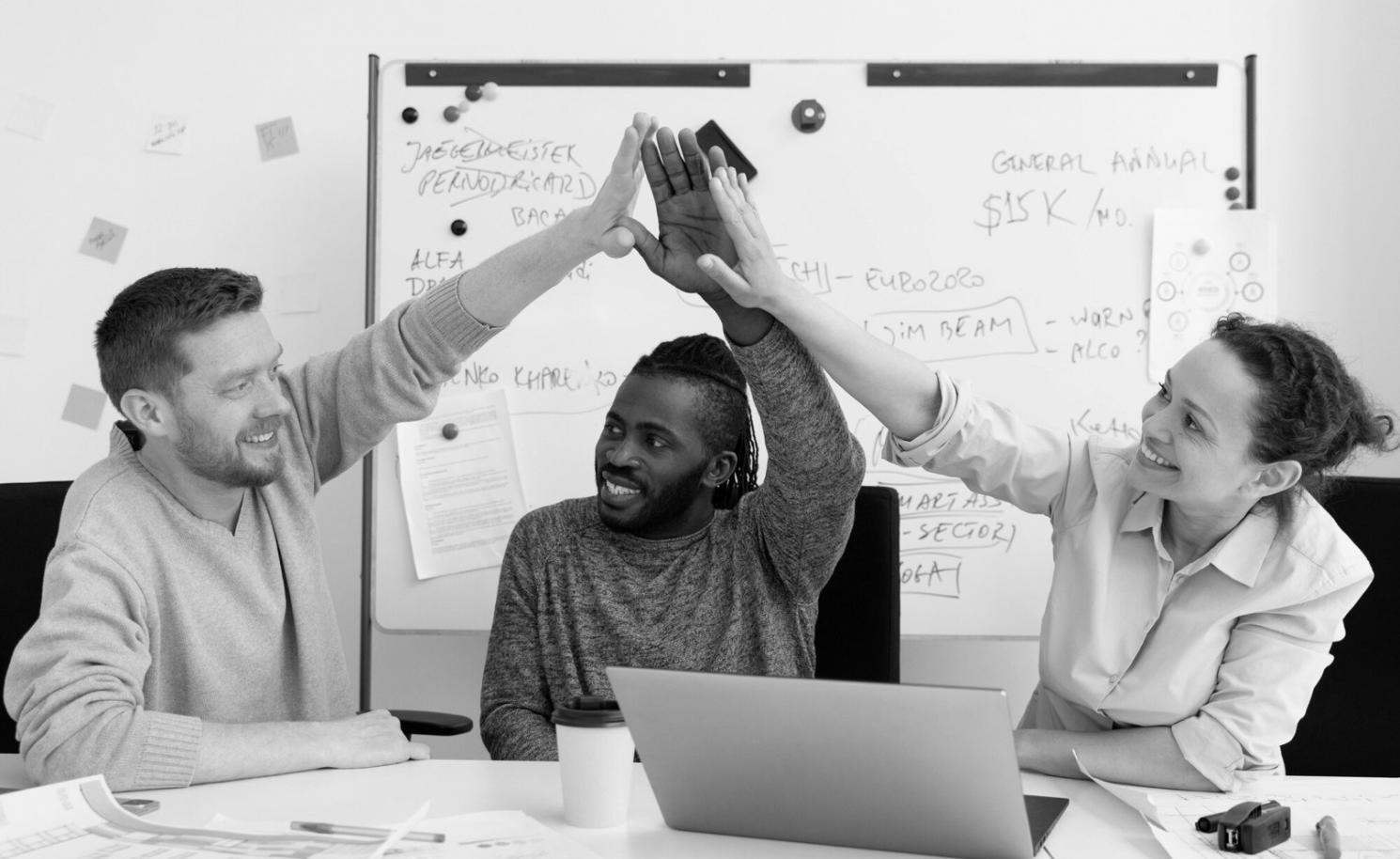 Financial planning workspace with analysis documents and data